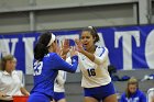 Volleyball vs Emerson  Wheaton College Women's Volleyball vs Emerson College. - Photo by Keith Nordstrom : Wheaton, Volleyball, VB2019